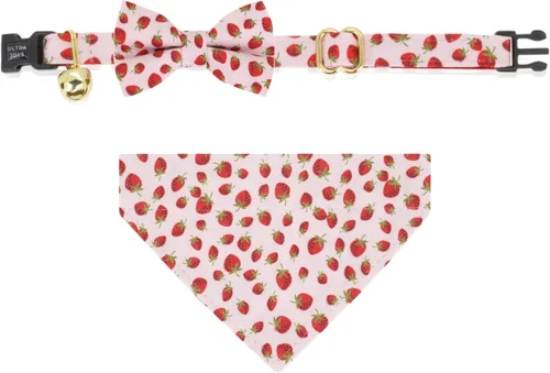 Vista 26 de Ultra Joys Collar de Gato con Campanas - Collar de Gatito Separable con Campana - Collar de Gato Separable para Cumpleaños de Gatos Pequeños Solo