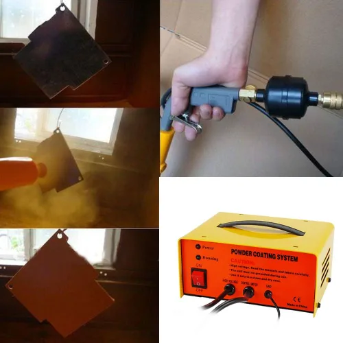 Vista 6 de Pistola de recubrimiento en polvo, Sistema de recubrimiento en polvo electrostático, Máquina de recubrimiento en polvo con pistola pulverizadora