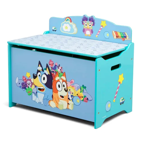 Vista 10 de Delta Children - Caja de juguetes de lujo Bluey Azul