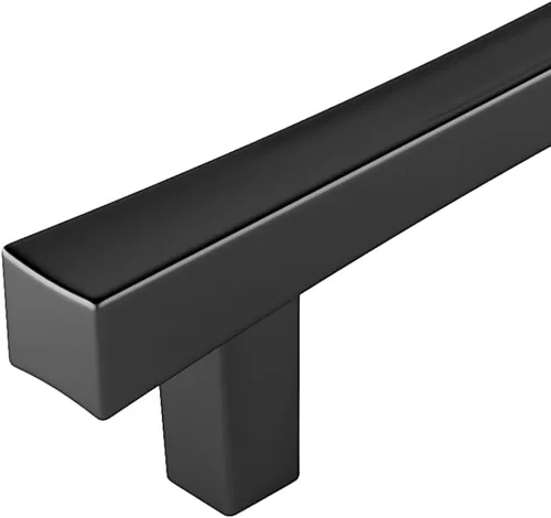 Vista 3 de Richelieu Hardware BP722796900 Westmount Collection - Tirador rectangular de transición de centro a centro, color negro mate, para cocina, baño
