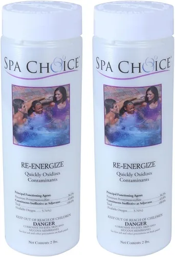 Vista 6 de SpaChoice Shock Premium Re-Energize para Spa de 2 Libras, Shock para Bañera de Hidromasaje, Fabricado en Estados Unidos