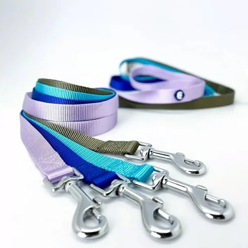 Vista 4 de Blueberry Pet - Correa Essentials clásica para perro con más de 20 colores, duradera, doble asa y de cuerda
