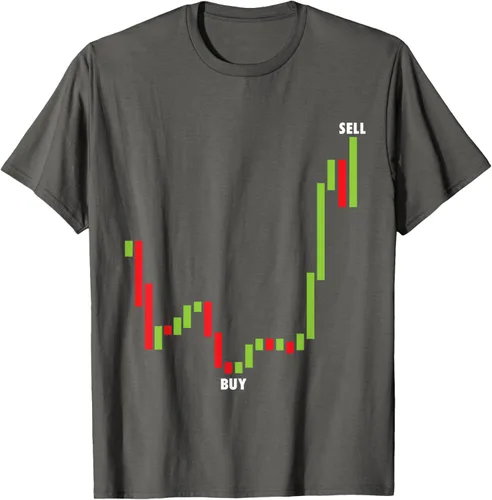 Vista 59 de Funny Day Trading Comprar Baja Venta Alta Stock Trading Camiseta Negro
