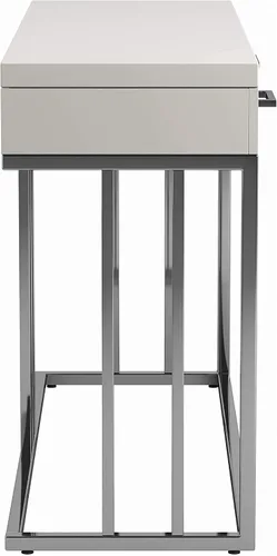 Vista 8 de Coaster Furniture Sofá Mesa Italiana Blanco y Latón Rosa 723139