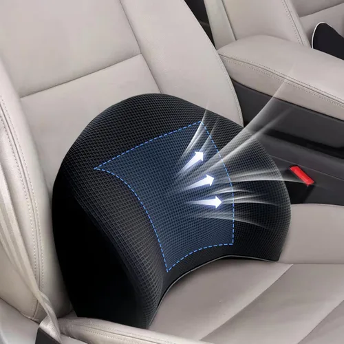 Vista 13 de SPRFUFLY Realmente Increíble Almohada de Soporte Lumbar para Asiento de Automóvil - Espuma Viscoelástica Pura con Funda Extraíble Transpirable