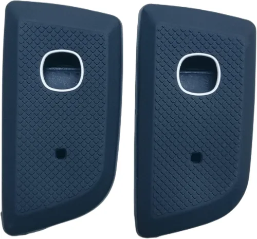 Vista 3 de 2 piezas de funda de llave inteligente de silicona para control remoto Acura RDX MDX Integra A-spec 2022 2023 2024 con 5 botones (negro)