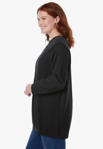 Vista 3 de Woman Within Sudadera de forro polar de talla grande