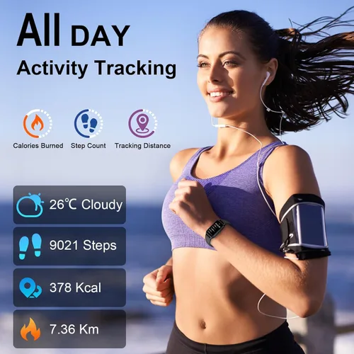 Vista 4 de Reloj inteligente para hombres y mujeres (respuesta/hacer llamadas), 2025 rastreador de actividad de fitness de 1.57 pulgadas, reloj inteligente