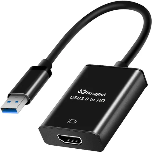 Vista 6 de Hub USB para laptop, divisor USB de 4 puertos, concentrador USB a concentrador de puerto USB 3.0, concentrador USBC de múltiples puertos, extensor