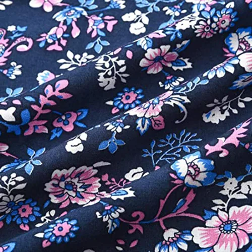 Vista 6 de ONGJWU Vestidos de verano para mujer, vestido largo de playa, bohemio, estampado floral, vestido de vacaciones, vestidos casuales de moda, S-2XL