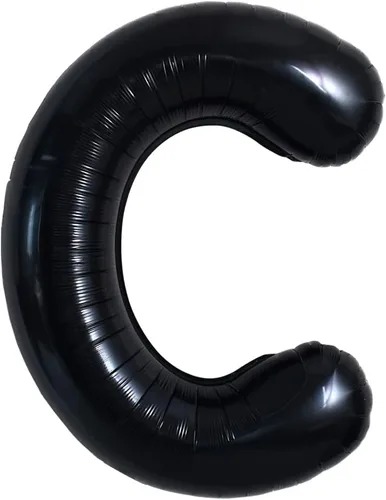 Vista 44 de TONIFUL Globos grandes de helio de letras B negras grandes de 40 pulgadas, globos de aluminio Mylar para decoración de suministros de fiesta