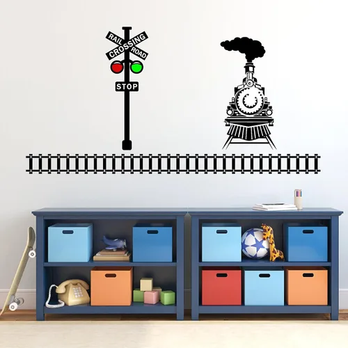Vista 10 de Calcomanías de pared para pista de neumáticos, calcomanías de pared de tractor, calcomanías de pared para vehículos, camiones, calcomanías de banda