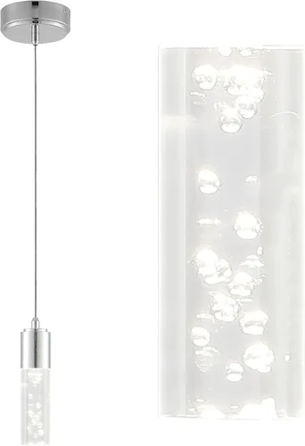 Vista 10 de JONATHAN Y JYL7221B Bolha 4.75 pulgadas de hierro acrílico de burbujas moderno minimalista integrado LED colgante clásico contemporáneo glamour