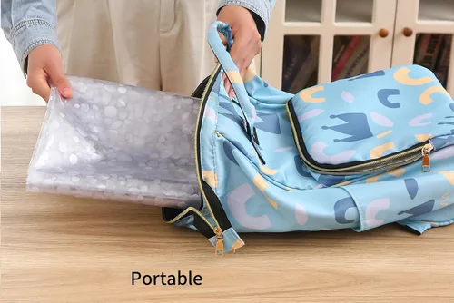 Vista 7 de Alfombrilla de plástico para bebé, alfombrilla de vinilo de fácil limpieza para el desorden alimentario, protector de piso impermeable para silla