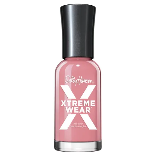 Vista 87 de Sally Hansen Xtreme Wear Esmalte de uñas sin rayas, acabado brillante, duradero, resistente a las astillas, transparente, color de uñas plateado 130