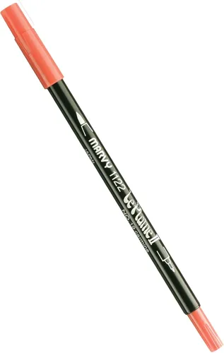 Vista 104 de Uchida 1122-C-3 Marvy Extra Fine Tip Le Plume II Rotulador de doble punta, azul