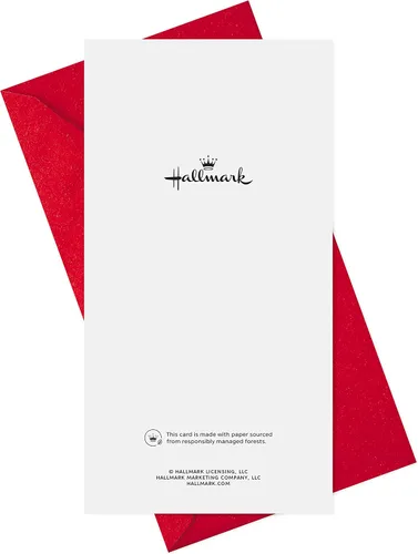 Vista 7 de Hallmark - Paquete de tarjeteros para Navidad o tarjetas de regalo, Poinsettias muy alegres (10 tarjetas con sobres)