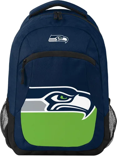 Vista 8 de FOCO - Mochila de acción con bloques de color San Francisco 49ers NFL