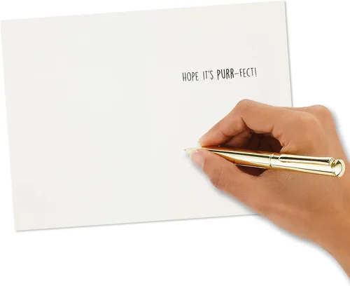 Vista 7 de Hallmark Surtido de tarjetas de Navidad en caja, gatos y perros navideños (6 diseños, 24 tarjetas con sobres)