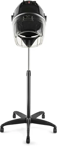 Vista 2 de Secador de pelo profesional con capucha para salón, 1000 W, altura ajustable, capó de pelo para salón/hogar
