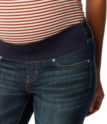 Vista 4 de Signature by Levi Strauss & Co. Gold Pantalones de mezclilla ajustados de maternidad para mujer