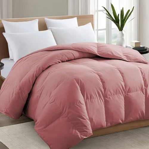 Vista 18 de TEXARTIST Edredón Premium de la serie 2100 tamaño King para todas las estaciones, transpirable, color beige, suave, fibra en espiral 4D, inserto