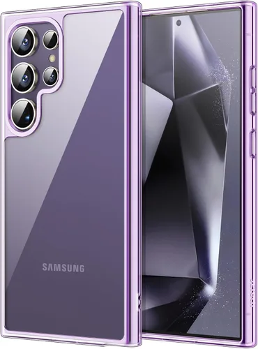 Vista 25 de JETech Funda para Samsung Galaxy S24 5G, Protector de Parachoques Antiamarilleamiento y Antiarañazos, Carcasa Rígida de PC (Negro)