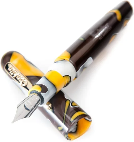 Vista 34 de Pluma estilográfica Conklin All American en negro – Punta ancha, diseño audaz y calidad premium – Regalo ideal para profesionales y entusiastas