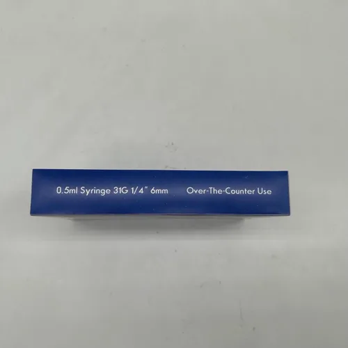 Vista 29 de Jeringas de 0.0 fl oz 29G 1/2" 0.512 in U-100 Jeringa de laboratorio desechable con tapa, paquete de 20 Calibre 29 de 1/2 pulgada, diseño a prueba