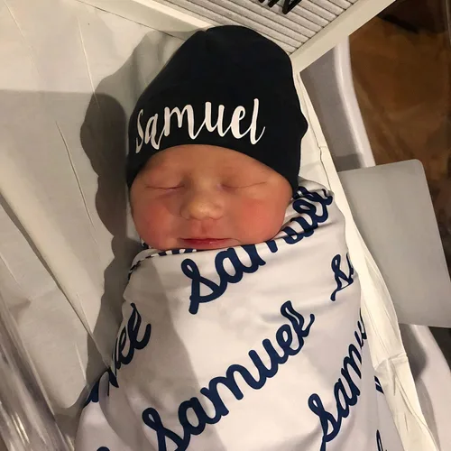 Vista 8 de Manta con nombre personalizada para bebé, niño, niña y niños. Manta con nombre personalizado del nombre del bebé. Manta con nombre personalizada
