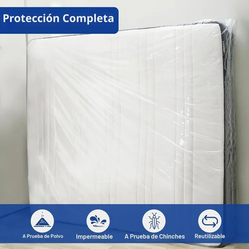 Vista 4 de TopSoon - Paquete de 2 bolsas de plástico para colchón para mudanza