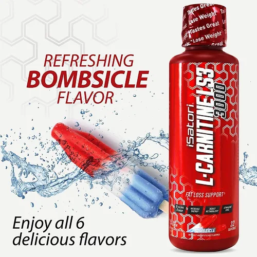 Vista 7 de iSatori L-Carnitina LS3 3000, L-Carnitina Líquida con Acetil L-Carnitina, L-Carnitina L-Tartrato, Pre Entreno Sin Estimulantes, Bajas Calorías, Sin