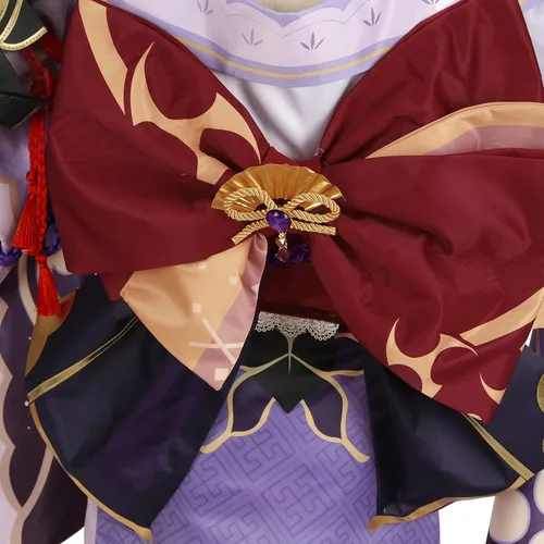 Vista 8 de Nuoqi Venti Cosplay Raiden Shogun Cosplay Yae Miko Cosplay Genshin Impact Cosplay Disfraces