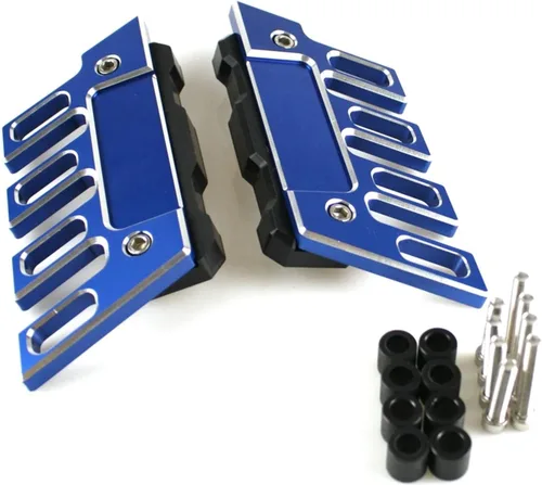 Vista 3 de Protectores de horquilla delantera de motocicleta, guardabarros lateral de protección lateral para Yamaha FZ8 FZ-8 FZ 8 accesorios universales Azul