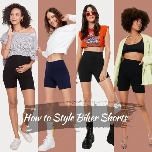 Vista 3 de QGGQDD - Pantalones cortos bicicleteros de cintura alta para mujer, pantalones cortos deportivos de 5 pulgadas, sensación muy suave