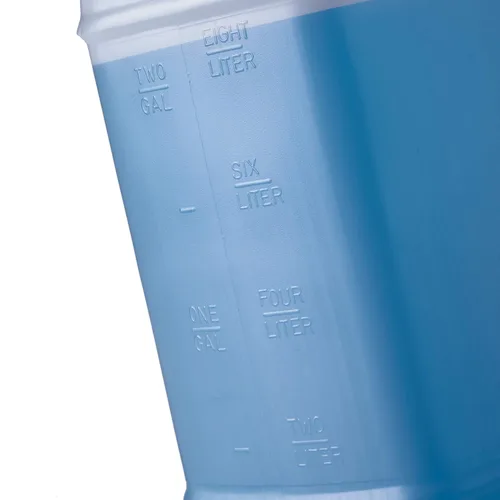 Vista 4 de Hudson Exchange - Recipientes HDPE Hedpak de 2.5 galones, natural, paquete de 2 unidades.