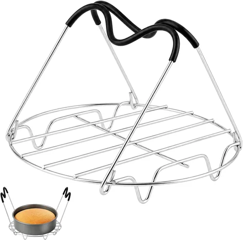 Vista 8 de Steamer Rack Trivet Compatible for 6 & 8 Qt Cooling Rack Trivet Accessory