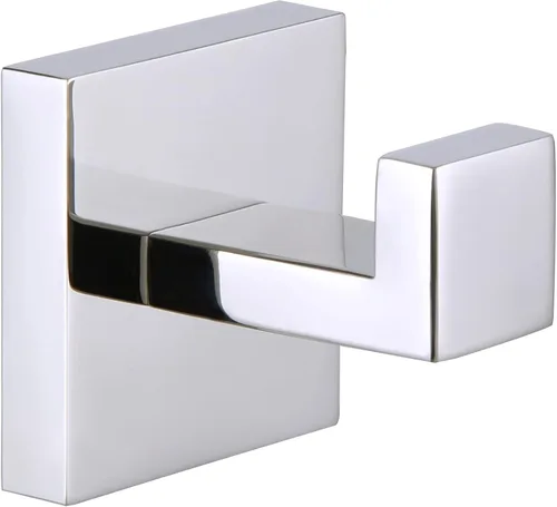 Vista 17 de Gancho para Toalla Angle Simple Negro y Oro, Gancho de Baño Cuadrado de Acero Inoxidable 304 para Pared SUS304 acero inoxidable, soporte