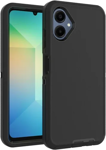 Vista 53 de Funda WOGROO para Galaxy Note 8, funda protectora resistente a caídas y golpes de grado pesado y resistente para Samsung Galaxy Note 8, Negro+Naranja
