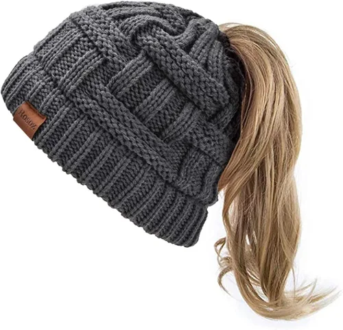 Vista 6 de Rosoz 1 y 2 paquetes de gorros de invierno para mujer