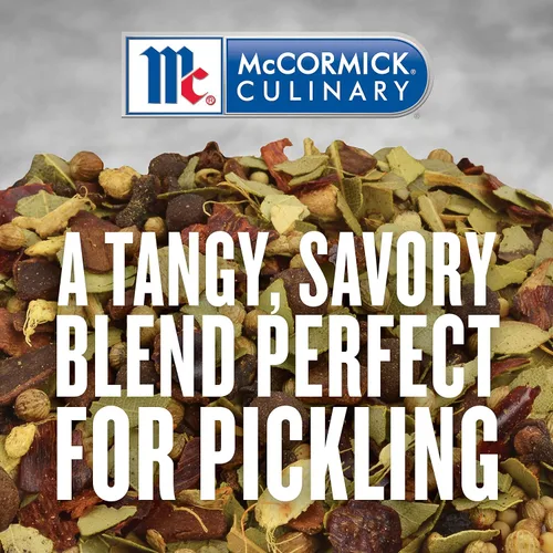 Vista 3 de McCormick Culinary Especias para escabeche, 12 onzas, un recipiente de 12 onzas de especias mixtas para encurtidos, lo mejor para condimentar