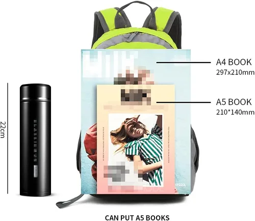 Vista 3 de Mochila pequeña de senderismo de 10L para niños de 3 a 6 años, para niñas y niños menores de 4 pies, mini mochila impermeable para deportes al aire
