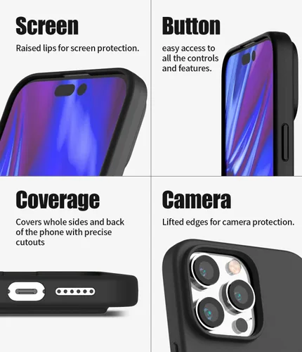 Vista 8 de GOOSPERY Rail 2 - Funda para tarjetas para iPhone 14 Pro Max, color negro, material de TPU, dos ranuras para tarjetas, protección ligera y suave