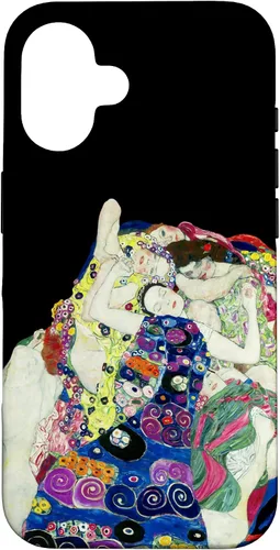 Vista 32 de Gustav Klimt The Maiden Painting Funda para iPhone 17