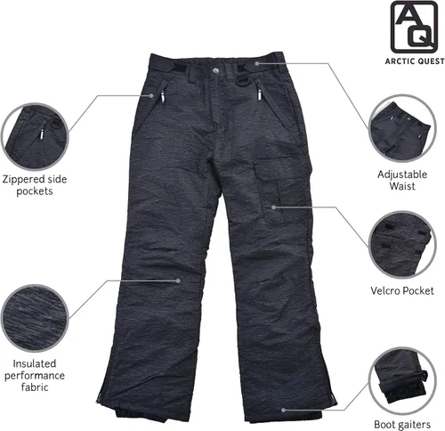 Vista 5 de Arctic Quest - Pantalones impermeables de esquí y nieve para niños