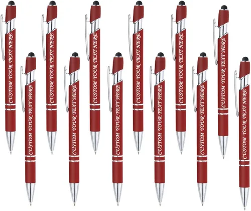 Vista 32 de VectWaby - Bolígrafos personalizados a granel, bolígrafo grabado con nombre, logotipo, lápiz capacitivo para pantallas táctiles, a granel