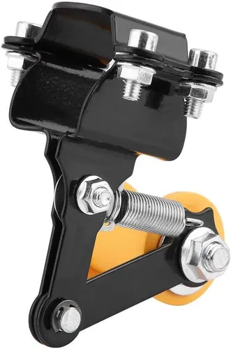 Vista 6 de Tensor de cadena, tensor de cadena ajustador, perno en rodillo, accesorios modificados para motocicleta, herramienta universal (negro)