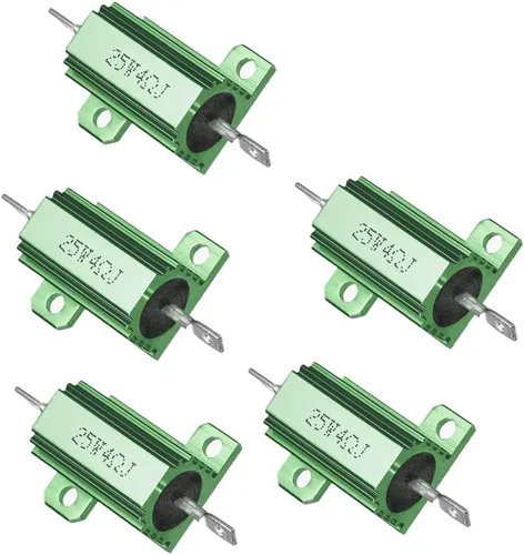 Vista 11 de Resistencia bobinada 10W 100 Ohm 5% Resistencias de carcasa de aluminio - 5pcs