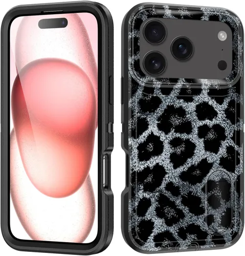 Vista 14 de Funda para iPhone Air con soporte integrado, a prueba de golpes, polvo y caídas, 3 capas, grado militar, funda protectora para iPhone Air de 6.5