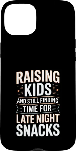 Vista 9 de Raising Kids and Still Finding Time for Late Night Snacks Case for iPhone 17